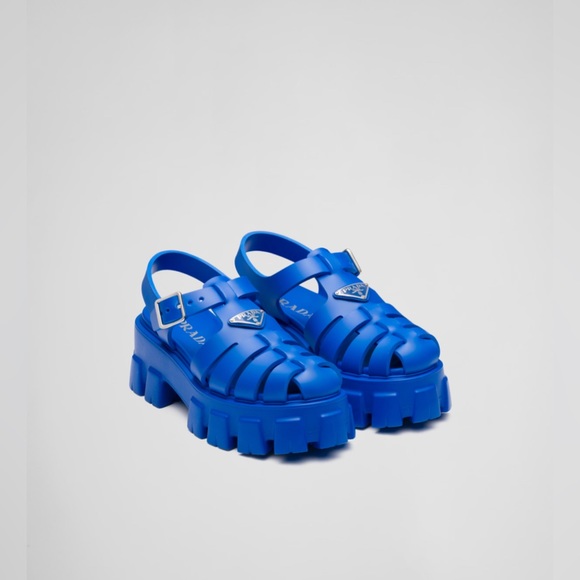 Prada Other - Prada men's Monolith Soft cage Rubber Fisherman Sandals